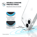 Coque transparente pour iPhone 17 marque Speck