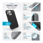 Coque iPhone 16 Pro Max Presidio2 Grip ClickLock et MagSafe noir gris blanc Speck – Image 3