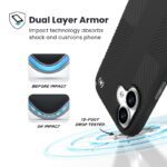 Coque iPhone 17 Presidio2 Grip MagSafe Speck noir gris et blanc – Image 2