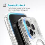 Coque iPhone 16 Pro Max Presidio Perfect-Clear Grip ClickLock et MagSafe transparent argent Speck – Image 6
