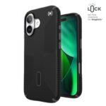 Coque iPhone 17 noir gris blanc Presidio2 Grip ClickLock & MagSafe Speck