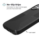 Coque iPhone 17 Presidio2 Grip MagSafe Speck noir gris et blanc – Image 3